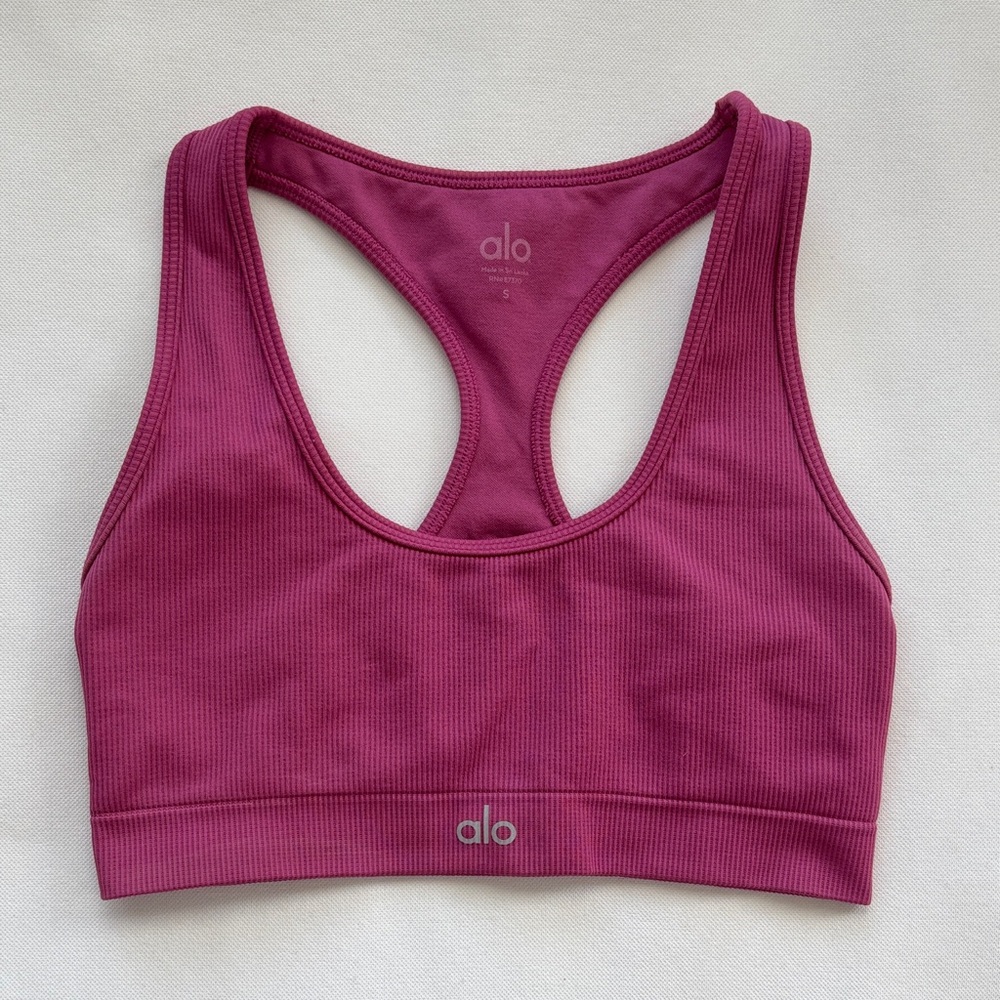 ALO Yoga Seamless Ribbed Bra